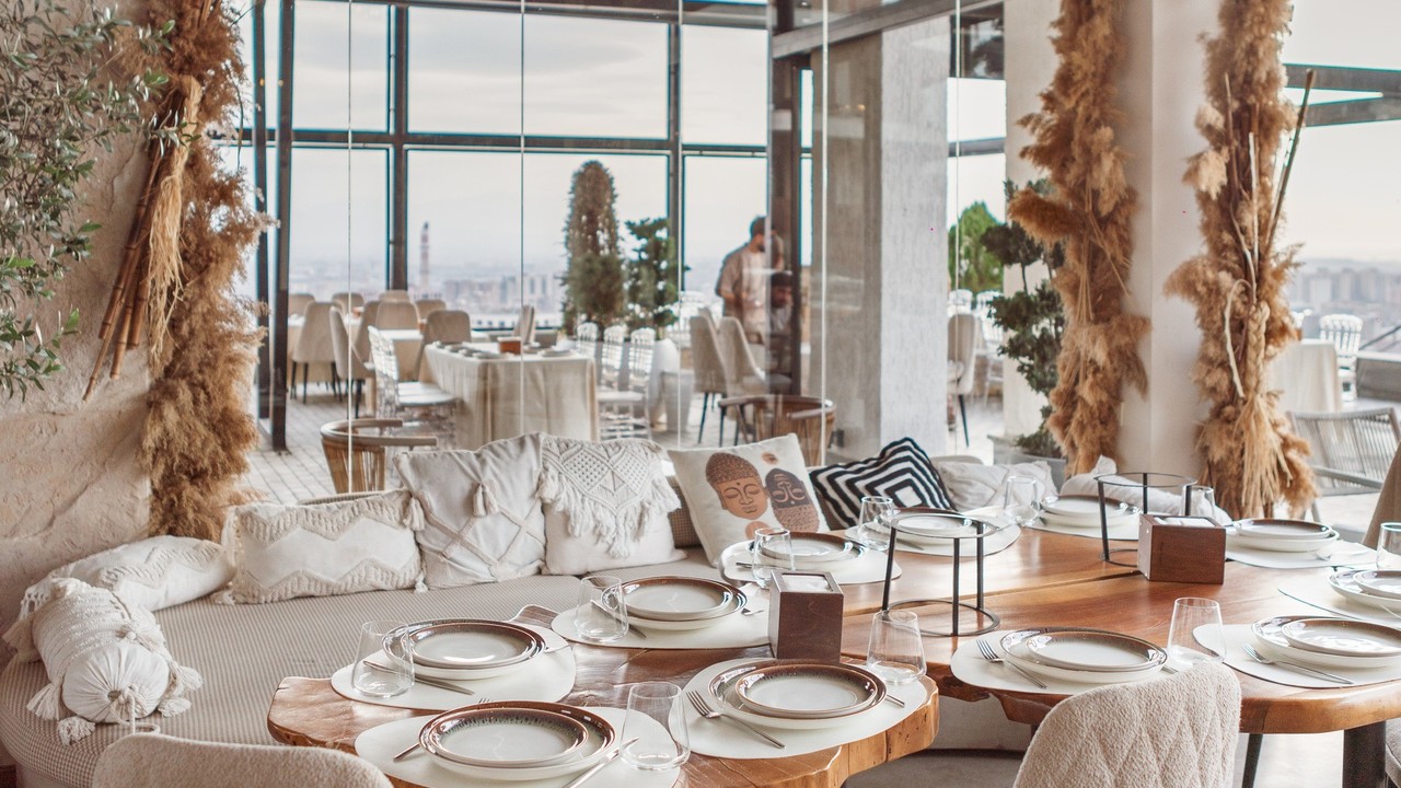 Zen Restaurant in Yerevan with elegant dining atmosphere همراه با سایت کالسکه